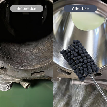 Cylinder Hone, 240 Grit Silicon Carbide, 4 1/8" (105mm) Diameter Ball Hone for Hole Diameters 3 3/4" - 4 1/8", Cylinder Engine Sanding Brush for Mild Steel, Stainless Steel, and Cast Iron