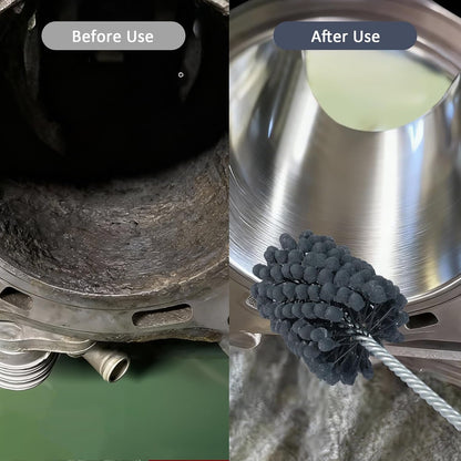 Cylinder Hone, 240 Grit Silicon Carbide, 4 1/8" (105mm) Diameter Ball Hone for Hole Diameters 3 3/4" - 4 1/8", Cylinder Engine Sanding Brush for Mild Steel, Stainless Steel, and Cast Iron