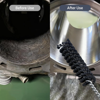Cylinder Hone, 240 Grit Silicon Carbide, 4 1/8" (105mm) Diameter Ball Hone for Hole Diameters 3 3/4" - 4 1/8", Cylinder Engine Sanding Brush for Mild Steel, Stainless Steel, and Cast Iron