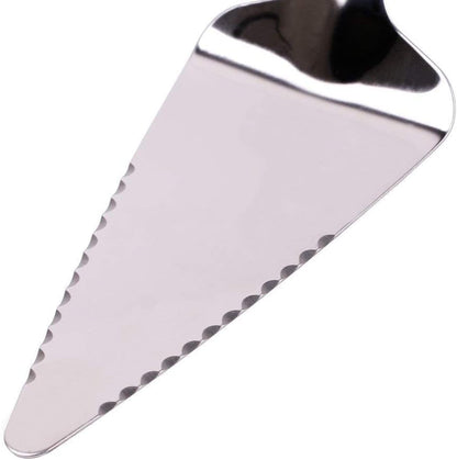 Flatware Pie Server Stainless Steel Cake Pizza Cutter Tart Dessert Slicer (Black)
