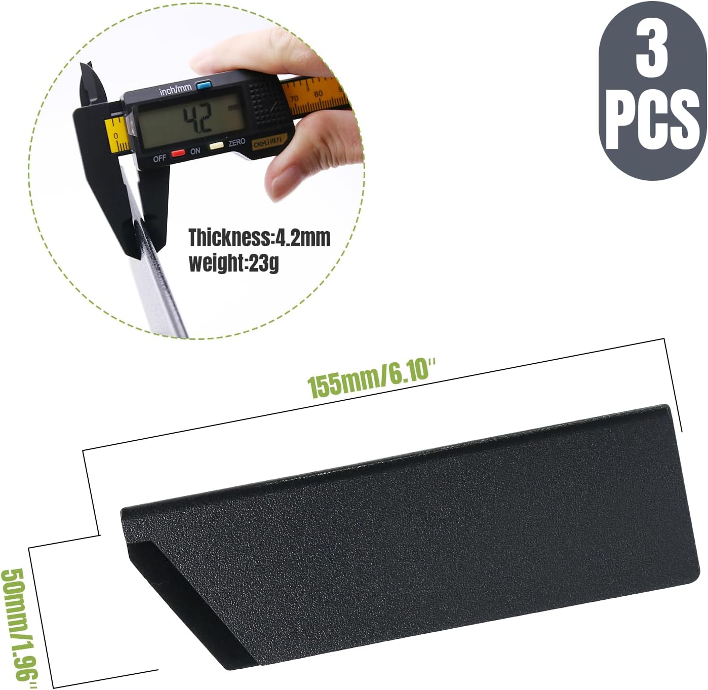 3pcs Universal Knife Edge Guards for 3.5'' Paring Fruit Knife, Kitchen Safety Knife Sheath Sleeves ABS Knife Cover Case Knife Blade Protectors