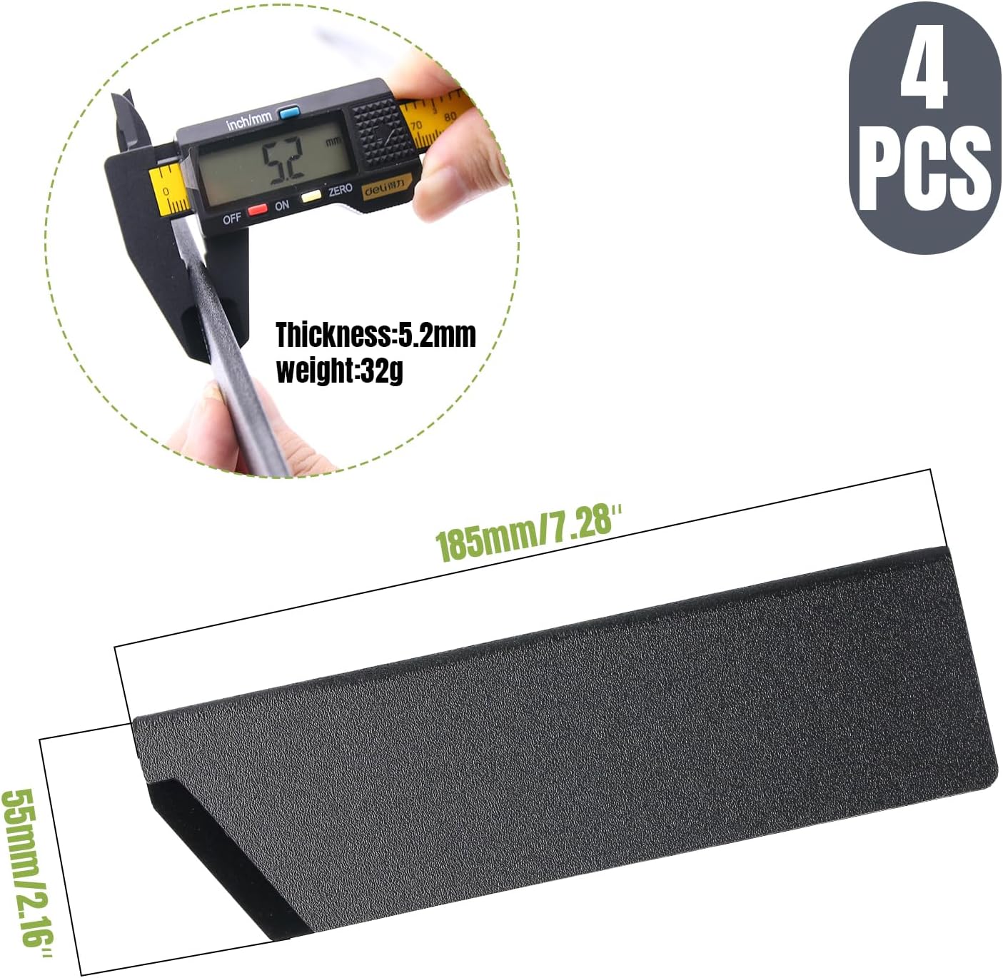 3pcs Universal Knife Edge Guards for 3.5'' Paring Fruit Knife, Kitchen Safety Knife Sheath Sleeves ABS Knife Cover Case Knife Blade Protectors