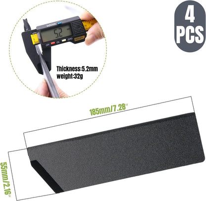 3pcs Universal Knife Edge Guards for 3.5'' Paring Fruit Knife, Kitchen Safety Knife Sheath Sleeves ABS Knife Cover Case Knife Blade Protectors