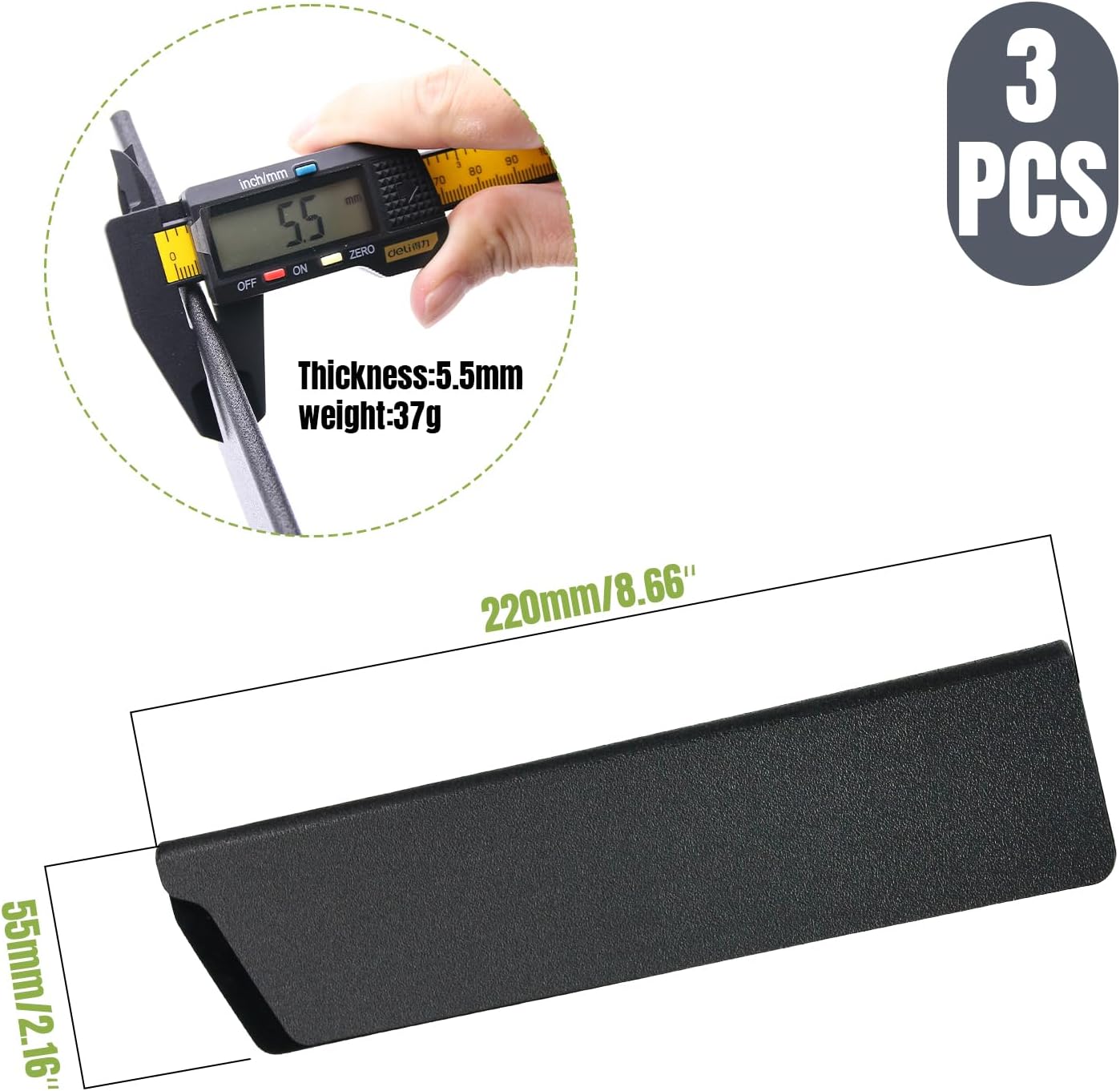 3pcs Universal Knife Edge Guards for 3.5'' Paring Fruit Knife, Kitchen Safety Knife Sheath Sleeves ABS Knife Cover Case Knife Blade Protectors