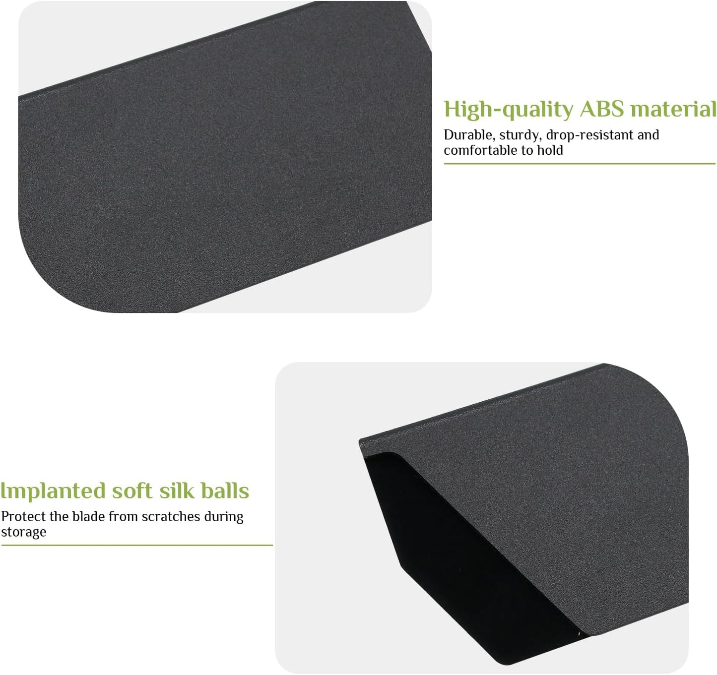 3pcs Universal Knife Edge Guards for 3.5'' Paring Fruit Knife, Kitchen Safety Knife Sheath Sleeves ABS Knife Cover Case Knife Blade Protectors