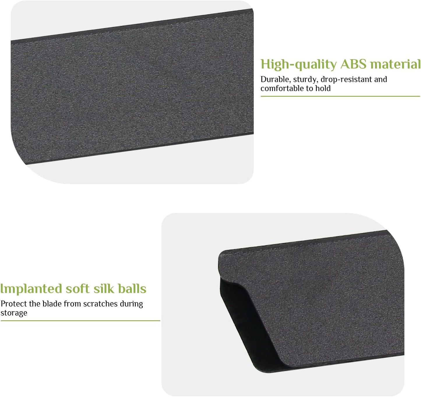 3pcs Universal Knife Edge Guards for 3.5'' Paring Fruit Knife, Kitchen Safety Knife Sheath Sleeves ABS Knife Cover Case Knife Blade Protectors