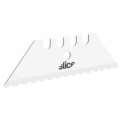 Slice 10523 Utility Blade, Serrated Edge, Never Rusts, Lasts 11x Longer Than Metal, Finger-Friendly Edge, 1 Pack
