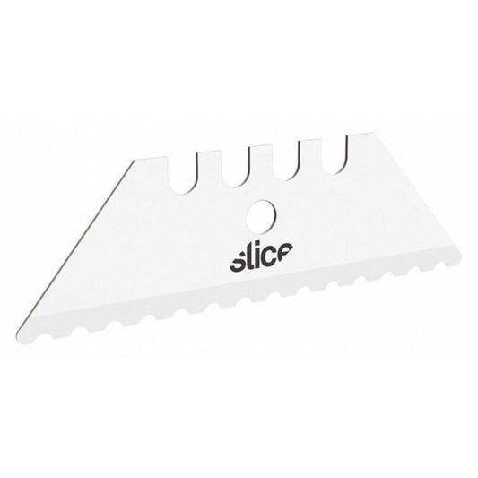Slice 10523 Utility Blade, Serrated Edge, Never Rusts, Lasts 11x Longer Than Metal, Finger-Friendly Edge, 1 Pack