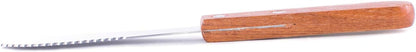 8" Stainless Steel Straight Edge Butter Cheese Cream Sandwich Condiment Spreader Knives with Wood Handle for Kitchen Tools, Cooking Utensil, Event Guest Serving (4 Pack)