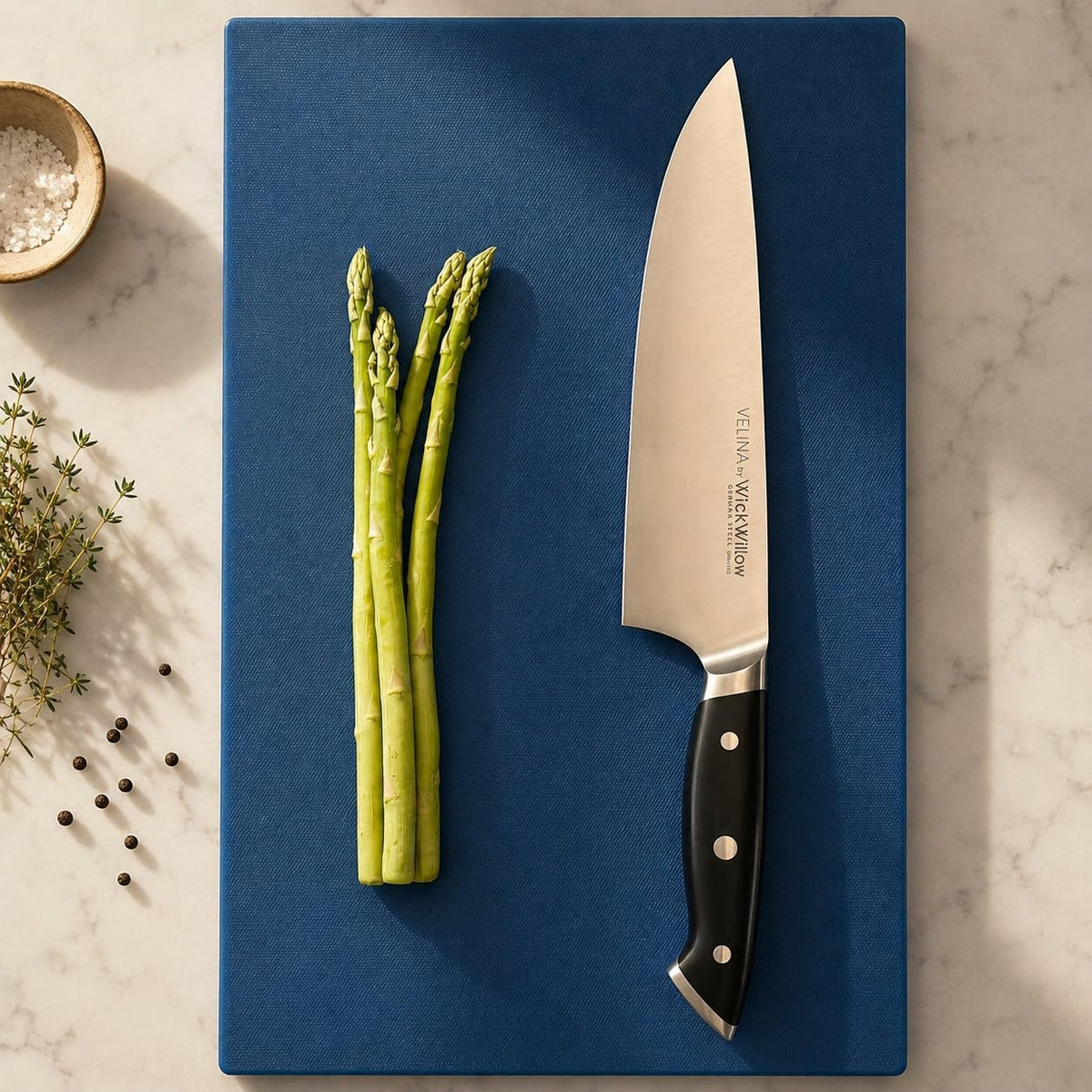 8” Chef Knife – Ultra Sharp German Steel, Ergonomic Handle