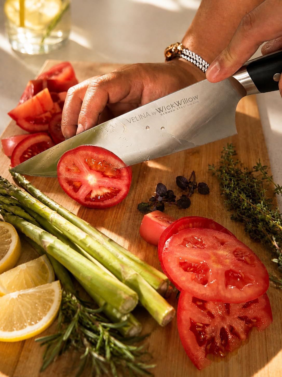 8” Chef Knife – Ultra Sharp German Steel, Ergonomic Handle
