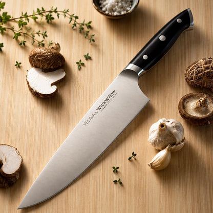 8” Chef Knife – Ultra Sharp German Steel, Ergonomic Handle