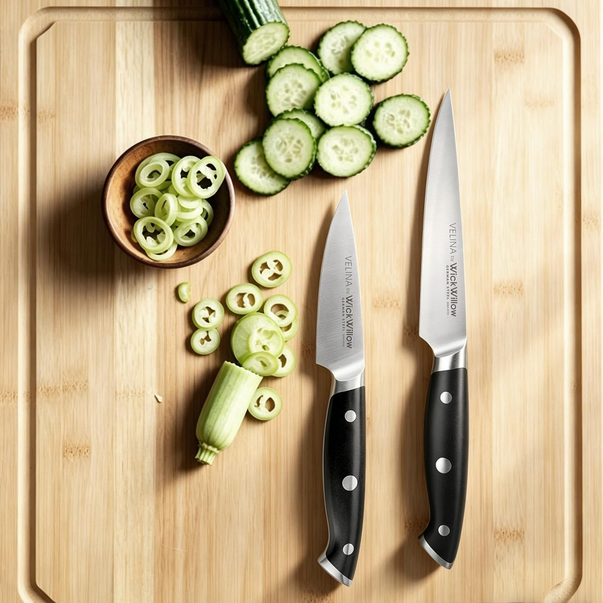 8” Chef Knife – Ultra Sharp German Steel, Ergonomic Handle