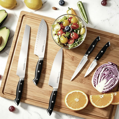 8” Chef Knife – Ultra Sharp German Steel, Ergonomic Handle