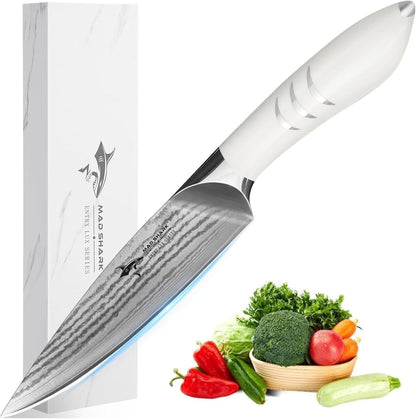 Paring Knife 5 Inch Ultra Sharp Ergonomic Handle Design Black | Small Kitchen Knife, German molybdenum-vanadium Stainless Steel, Chopping Knife for Precise Cutting, Peeling, Slicing