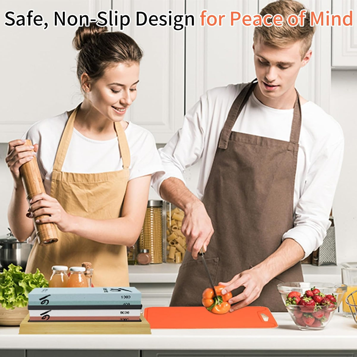 Flexible Silicone Cutting Boards For Kitchen 11.8''x 8.6'',BPA Free Silicone Cutting Board Kitchen Mat For Fruit and Vegetables, Dishwasher Safe, Suitable For Both Indoor and Outdoor (Blue)