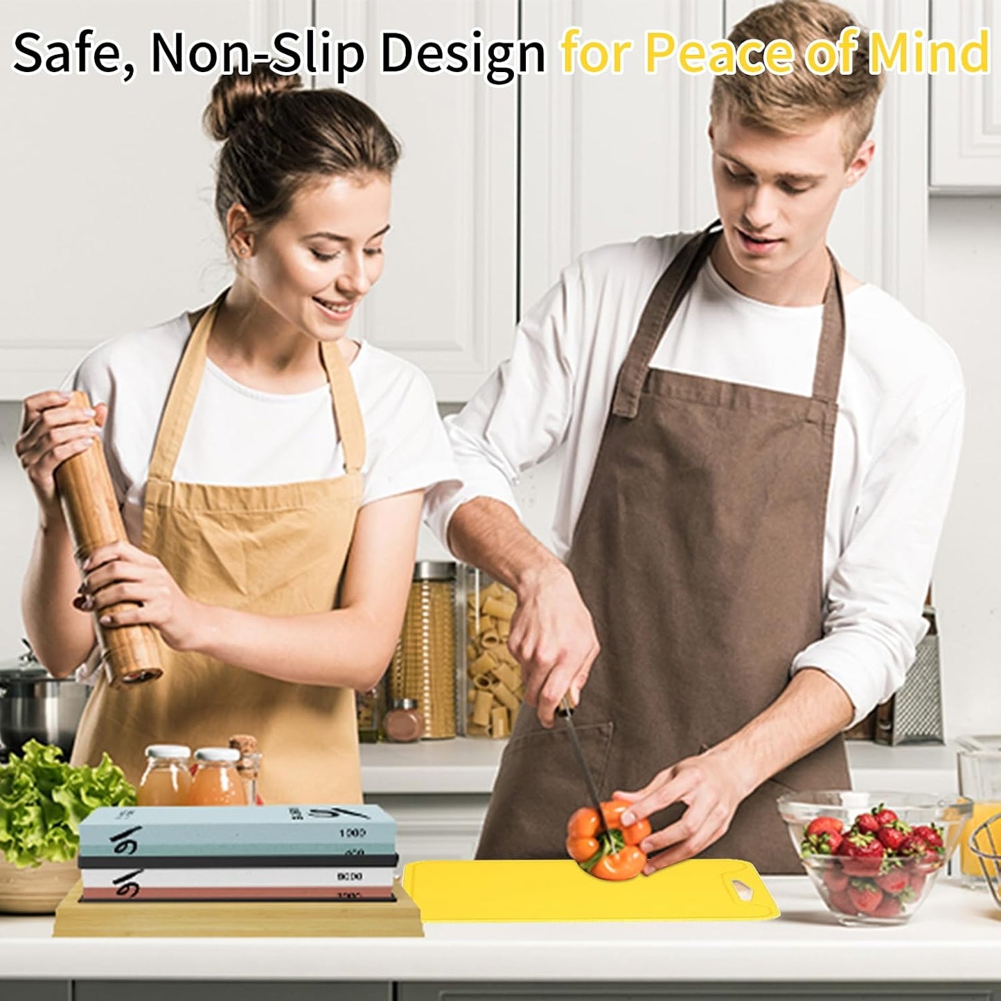 Flexible Silicone Cutting Boards For Kitchen 11.8''x 8.6'',BPA Free Silicone Cutting Board Kitchen Mat For Fruit and Vegetables, Dishwasher Safe, Suitable For Both Indoor and Outdoor (Blue)