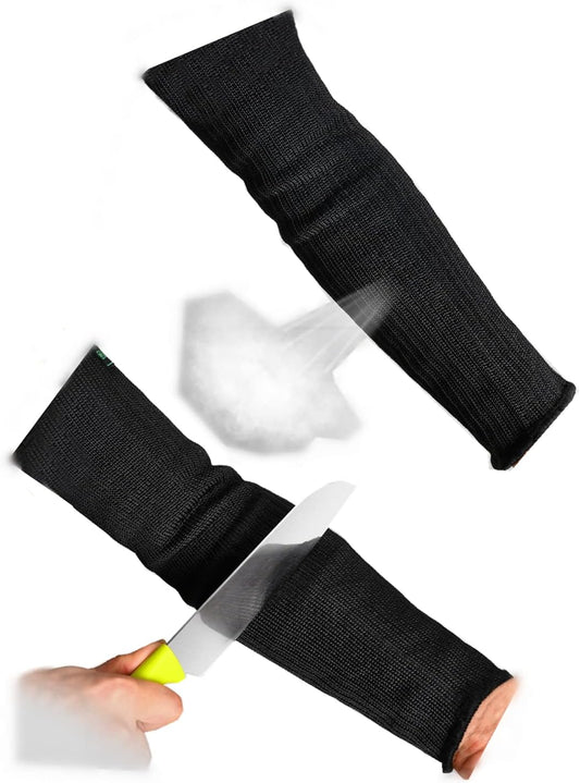 Arm Protectors for Thin Skin, Level 5 Heat/Burn/Cut Arm Sleeves - &Steel Wire Anti Abrasion Arm Guard for Men Women Garden Kitchen Farm Welding Work