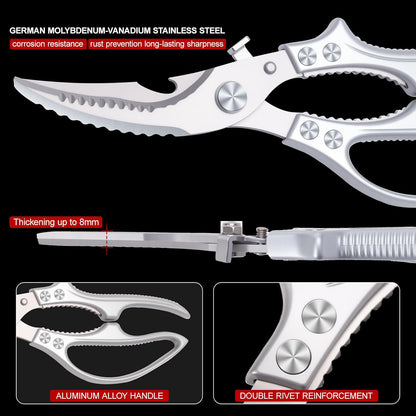 Kitchen Scissors for Food,Heavy Duty Poultry Shears