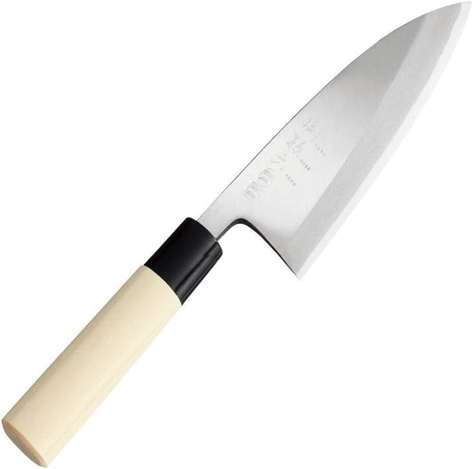 AK5202 Deba Knife Seki Magoroku Ginju, Genuine Steel, 5.9 inches (150 mm), Made in Japan