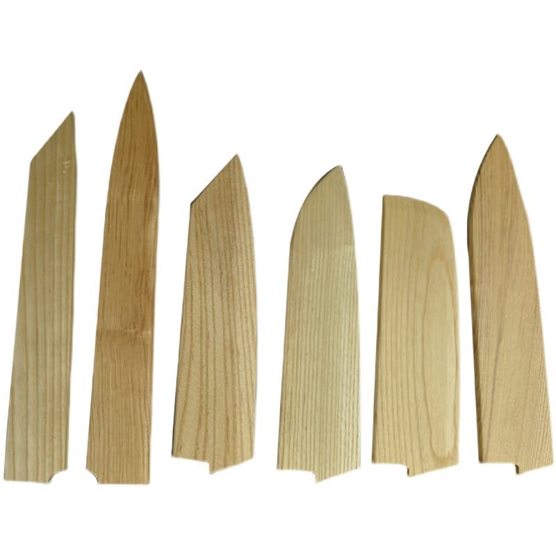 Handmade Natural Beech Wood Japanese Chef Knives Magnetic Sheath Sakimaru Yanagiba Santoku Sakimaru Kiritsuke Deba Eel Knife Sheath Case Holder Wooden Cover (Sakimaru,300MM)