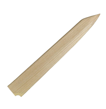 Handmade Natural Beech Wood Japanese Chef Knives Magnetic Sheath Sakimaru Yanagiba Santoku Sakimaru Kiritsuke Deba Eel Knife Sheath Case Holder Wooden Cover (Sakimaru,300MM)