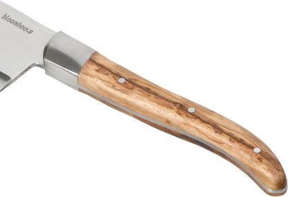 Cheese Knife Set - 2-Piece German Steel Cheese Knives Set with Olive Wood Handles – 2 Time Oprah's Favorite Things Brand- Cheese Knives for Charcuterie, Grazing Boards & Entertaining