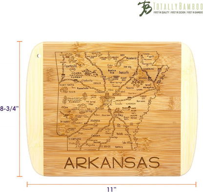 A Slice of Life New Jersey Engraved Map Cutting Board | 11” x 8.75” charcuterie board with engraved state map artwork. Smooth reverse side for food prep. Hang tie for wall display. - Colors B