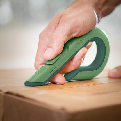 Slice - 10400 Box Cutter, 3 Position Manual Button with Ceramic Blade, Locking blade