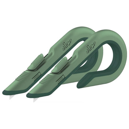 Slice - 10400 Box Cutter, 3 Position Manual Button with Ceramic Blade, Locking blade