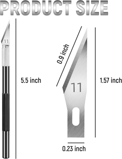 24 Pack Exacto Knives Bulk, Multicolor Craft Knife Set | Durable metal handles suit classrooms, workshops and group projects, Exacto knife sets support cutting, carving and trimming