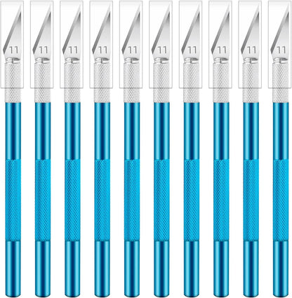 24 Pack Exacto Knives Bulk, Multicolor Craft Knife Set | Durable metal handles suit classrooms, workshops and group projects, Exacto knife sets support cutting, carving and trimming