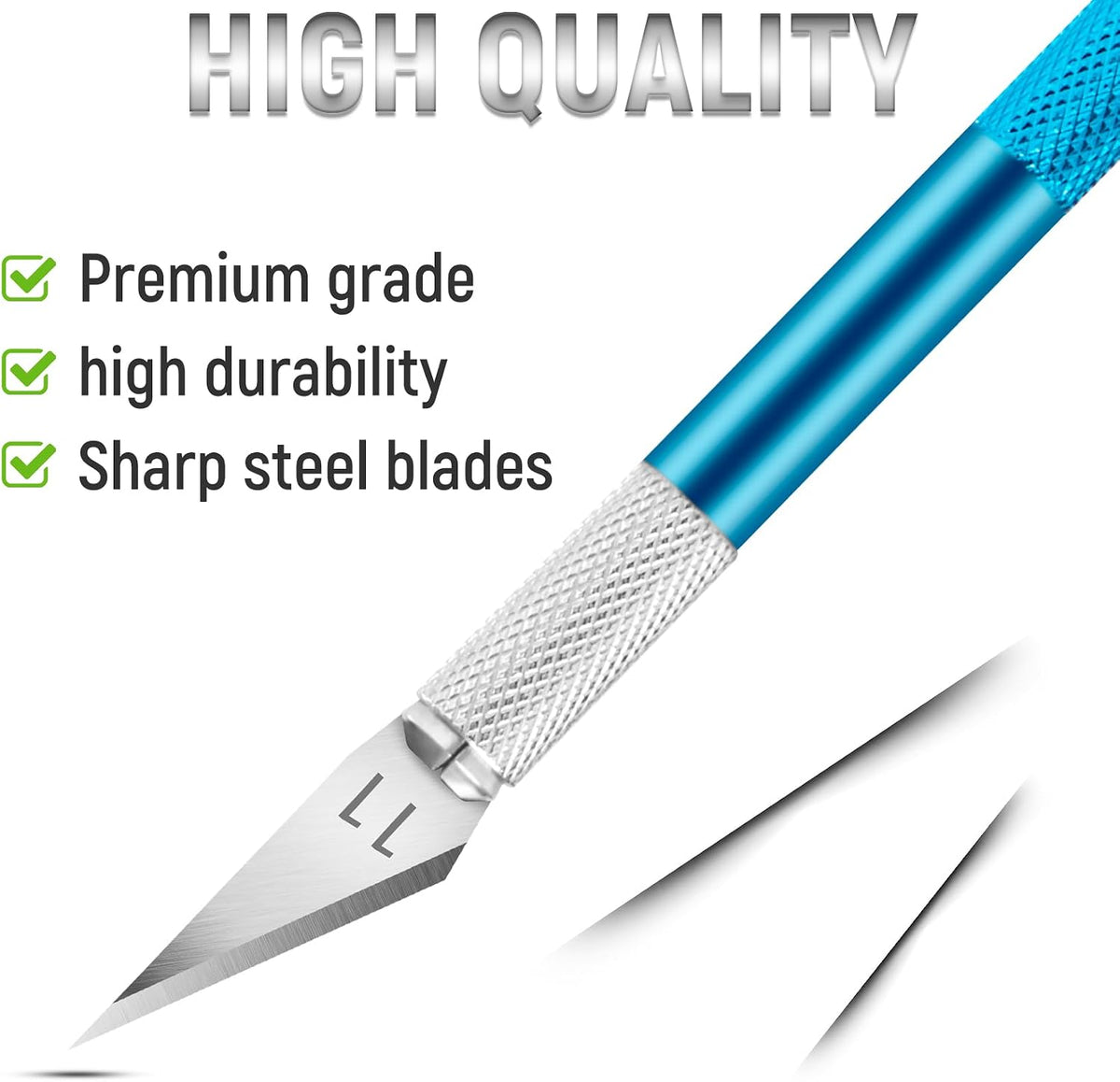 24 Pack Exacto Knives Bulk, Multicolor Craft Knife Set | Durable metal handles suit classrooms, workshops and group projects, Exacto knife sets support cutting, carving and trimming