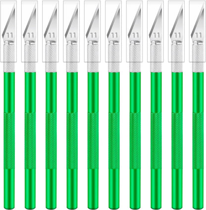 24 Pack Exacto Knives Bulk, Multicolor Craft Knife Set | Durable metal handles suit classrooms, workshops and group projects, Exacto knife sets support cutting, carving and trimming
