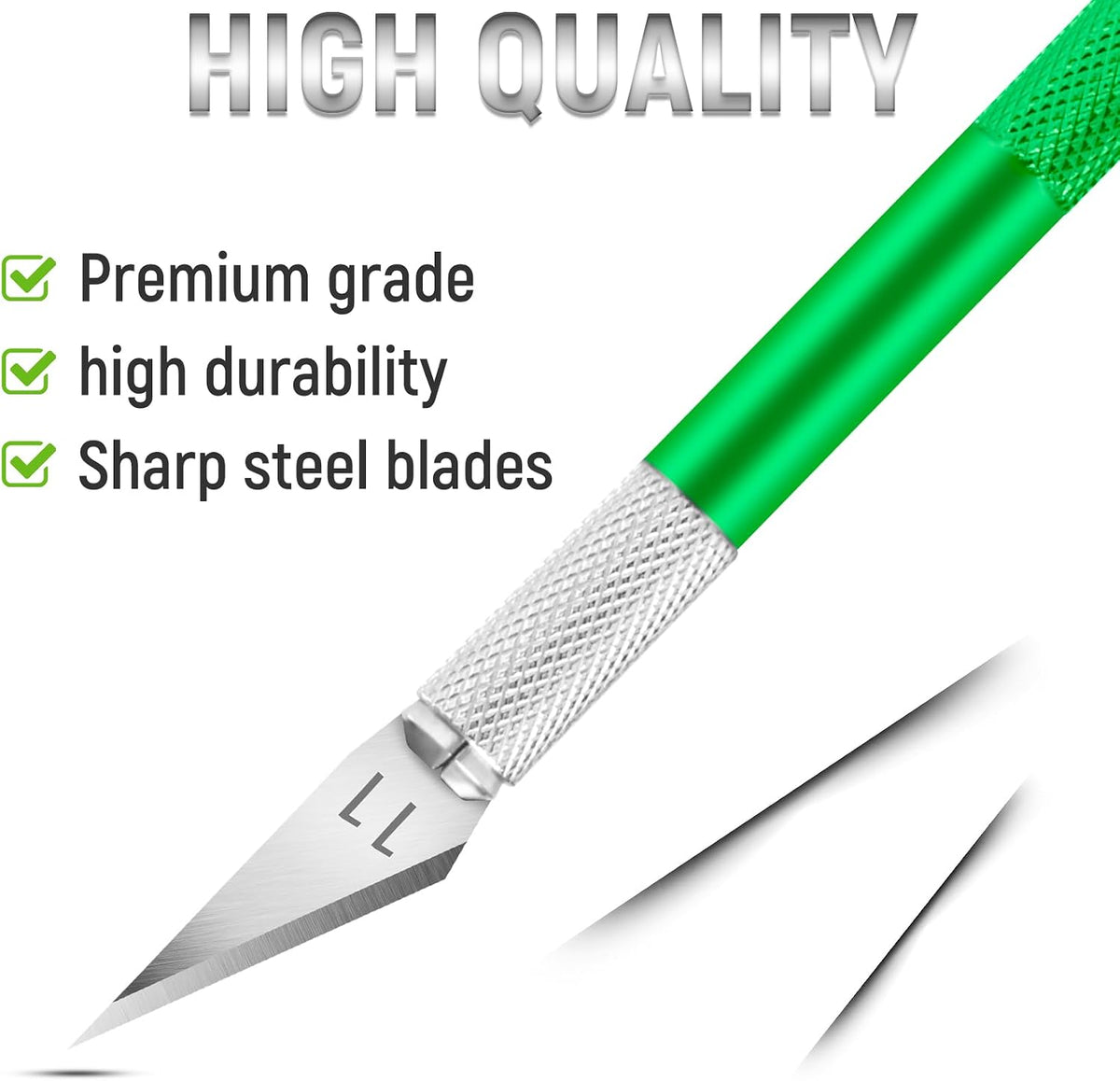 24 Pack Exacto Knives Bulk, Multicolor Craft Knife Set | Durable metal handles suit classrooms, workshops and group projects, Exacto knife sets support cutting, carving and trimming