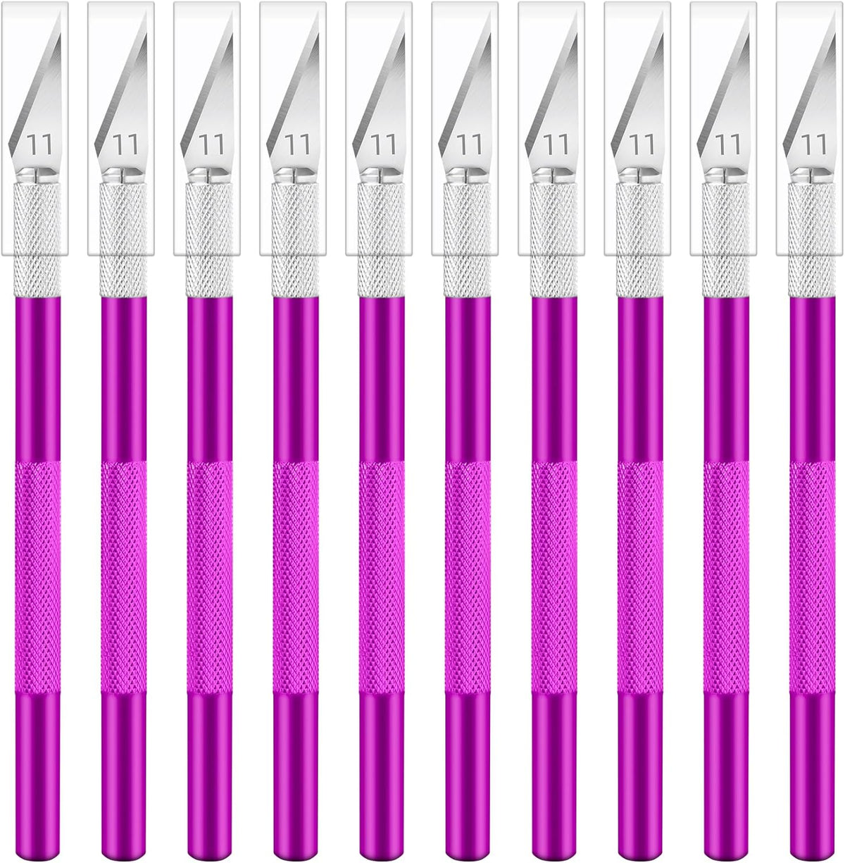 24 Pack Exacto Knives Bulk, Multicolor Craft Knife Set | Durable metal handles suit classrooms, workshops and group projects, Exacto knife sets support cutting, carving and trimming