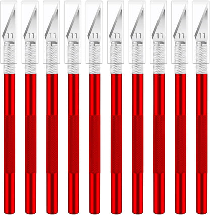 24 Pack Exacto Knives Bulk, Multicolor Craft Knife Set | Durable metal handles suit classrooms, workshops and group projects, Exacto knife sets support cutting, carving and trimming