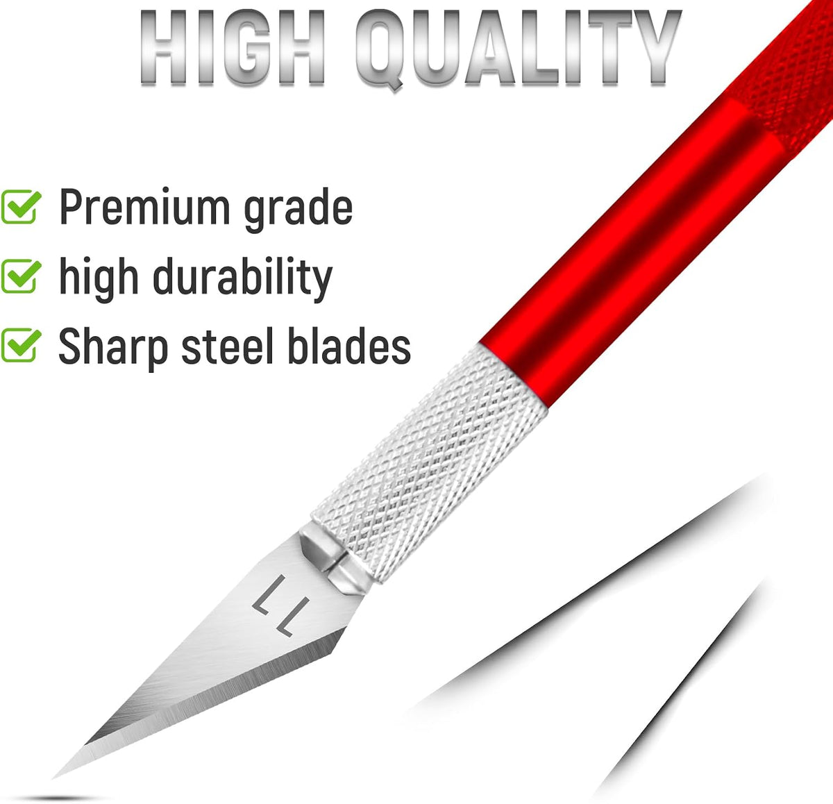 24 Pack Exacto Knives Bulk, Multicolor Craft Knife Set | Durable metal handles suit classrooms, workshops and group projects, Exacto knife sets support cutting, carving and trimming