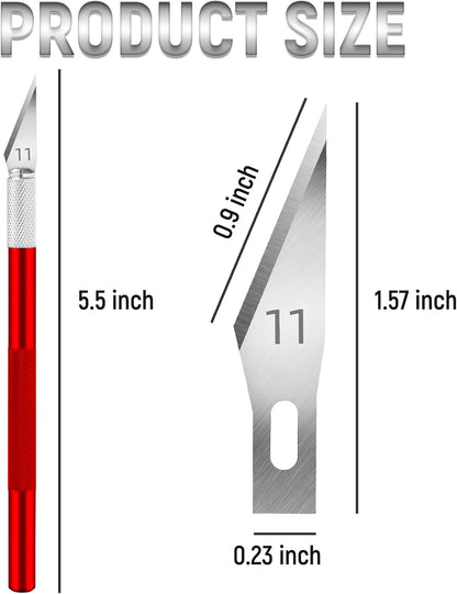 24 Pack Exacto Knives Bulk, Multicolor Craft Knife Set | Durable metal handles suit classrooms, workshops and group projects, Exacto knife sets support cutting, carving and trimming