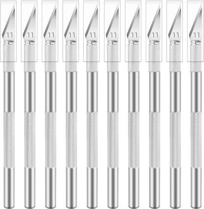 24 Pack Exacto Knives Bulk, Multicolor Craft Knife Set | Durable metal handles suit classrooms, workshops and group projects, Exacto knife sets support cutting, carving and trimming
