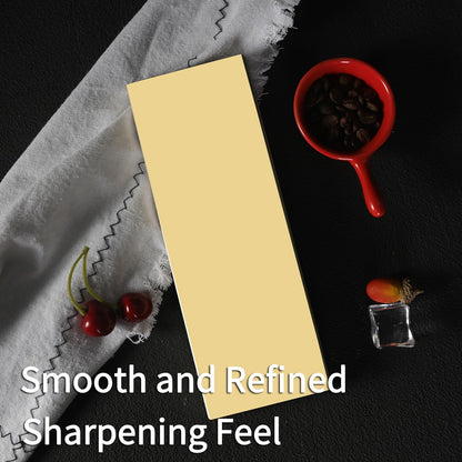 Diamond Whetstone Knife Sharpening Stone #400, Fast Cutting, Low Wear, Ideal for Hard Metals, Premium Knife Sharpener for Kitchen, with Non-Slip Base