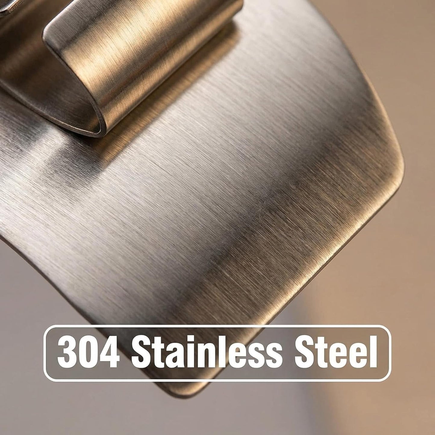 Stainless Steel Finger Guards For Cutting Food Avoid Hurting, Premium 304 Stainless Steel Finger Protector,Slicing Tool Finger Protectors when Cutting, Slicing, Dicing, Chopping (2A 2B)