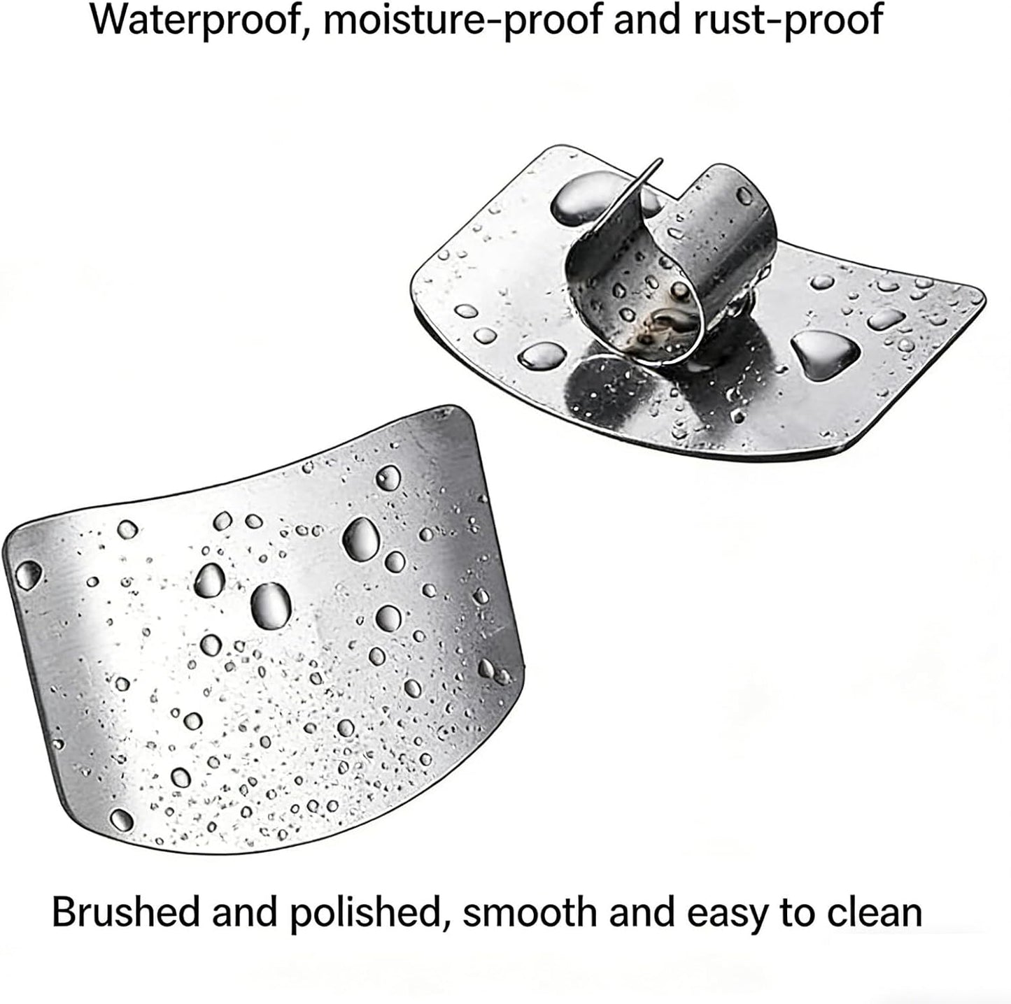 Stainless Steel Finger Guards For Cutting Food Avoid Hurting, Premium 304 Stainless Steel Finger Protector,Slicing Tool Finger Protectors when Cutting, Slicing, Dicing, Chopping (2A 2B)