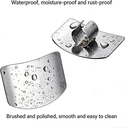 Stainless Steel Finger Guards For Cutting Food Avoid Hurting, Premium 304 Stainless Steel Finger Protector,Slicing Tool Finger Protectors when Cutting, Slicing, Dicing, Chopping (2A 2B)