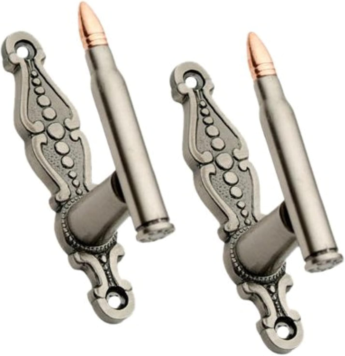 SZCO Supplies 4.25" Cast Metal Bullet Design Sword Hanger with Hardware