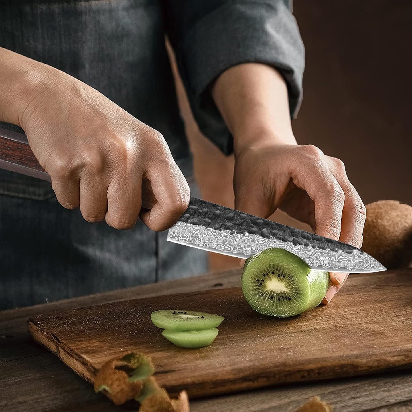 5-inch Utility Knife Japanese Hand Forged 67 Layer Damascus Steel Kitchen Chef knives Paring Tools