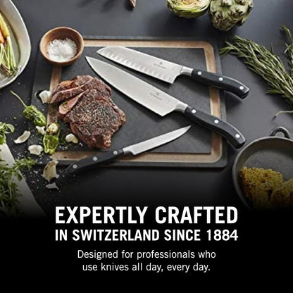 Swiss Army Cutlery Swiss Classic Fibrox Honing Steel, 10-Inch, Multicolor (6.8002.US1)