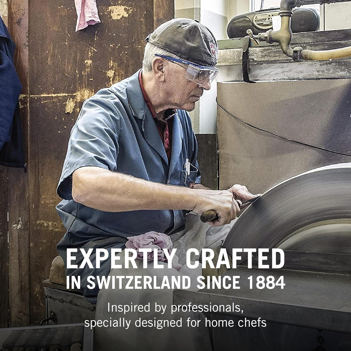 Swiss Army Cutlery Swiss Classic Fibrox Honing Steel, 10-Inch, Multicolor (6.8002.US1)