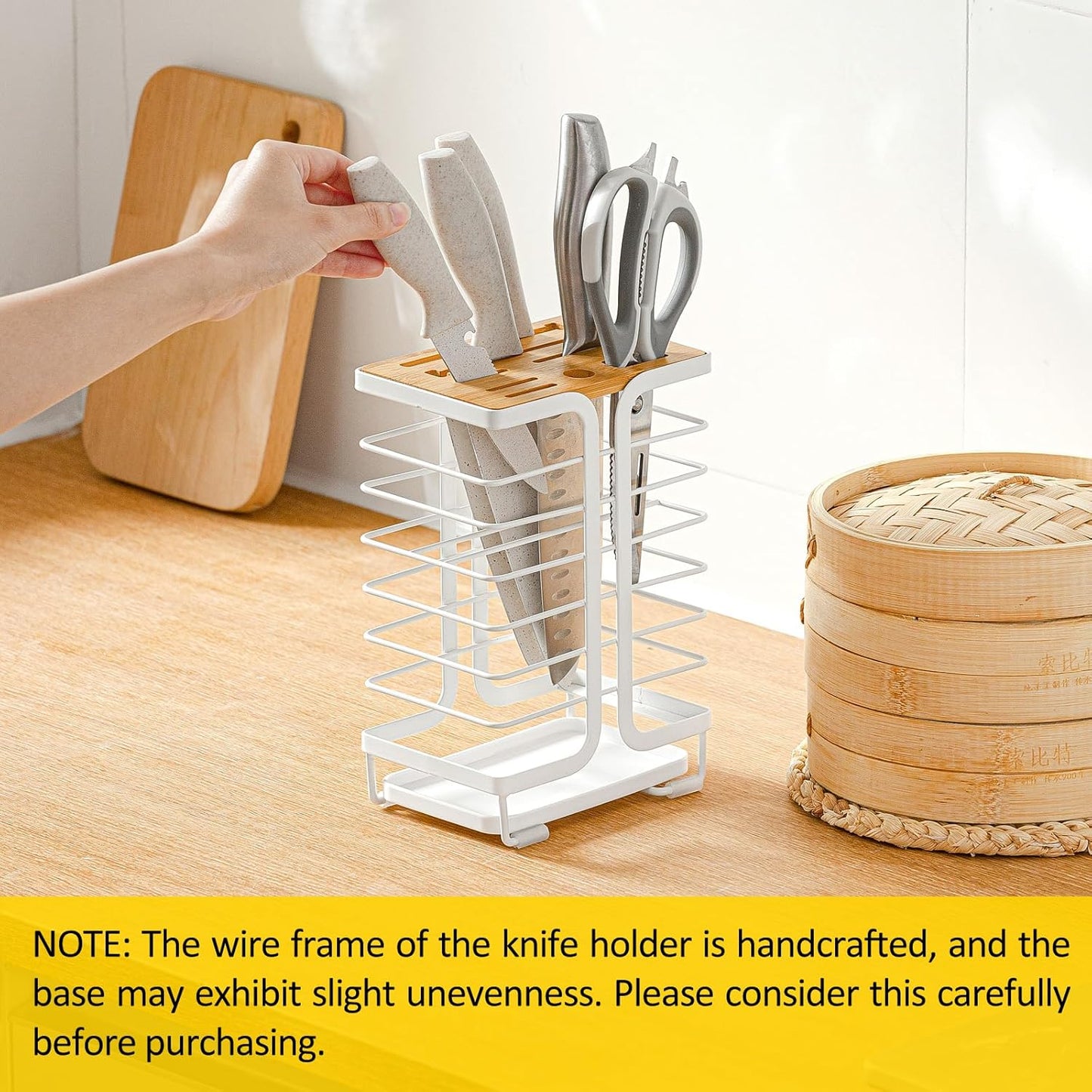 Knife Block Kitchen Knife Holder Storage Organizer