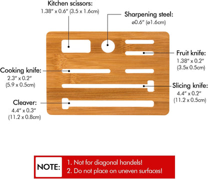Knife Block Kitchen Knife Holder Storage Organizer